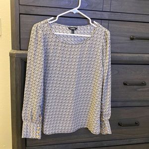 NWOT - Beautiful Express Printed Blouse
